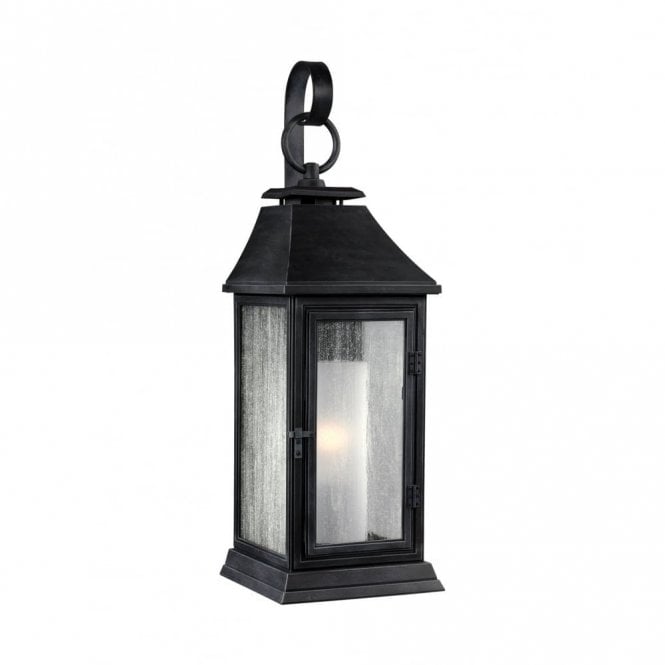 SHEPHERD Parisian style replica gas lantern outdoor wall light - small