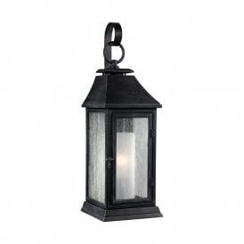 SHEPHERD Parisian style replica gas lantern outdoor wall light - small