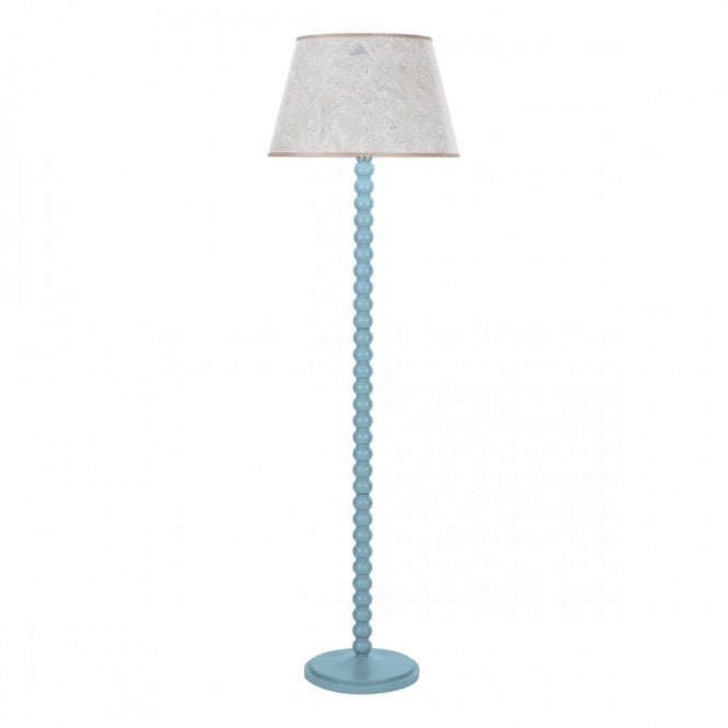 Spool Floor Lamp in Blue (Base Only)