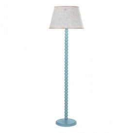 blue floor lamp