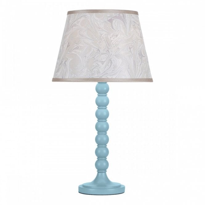 Spool Table Lamp in Blue (Base Only)