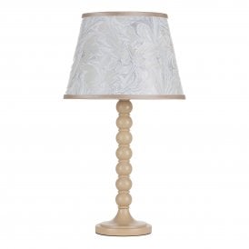 taupe gloss table lamp