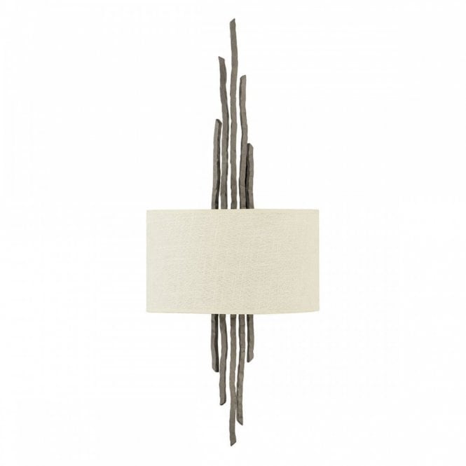 SPYRE artisan wall light with metallic matt bronze detailing