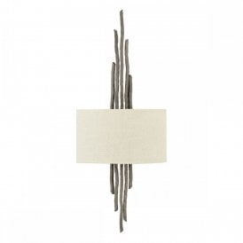 SPYRE artisan wall light with metallic matt bronze detailing