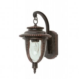 ST LOUIS traditional weathered bronze garden wall lantern (medium)