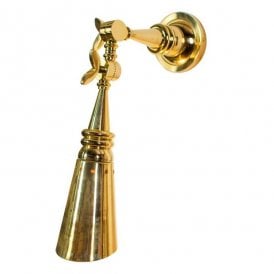 STEAMER Double Adjustable Wall Spot Light Polished Brass