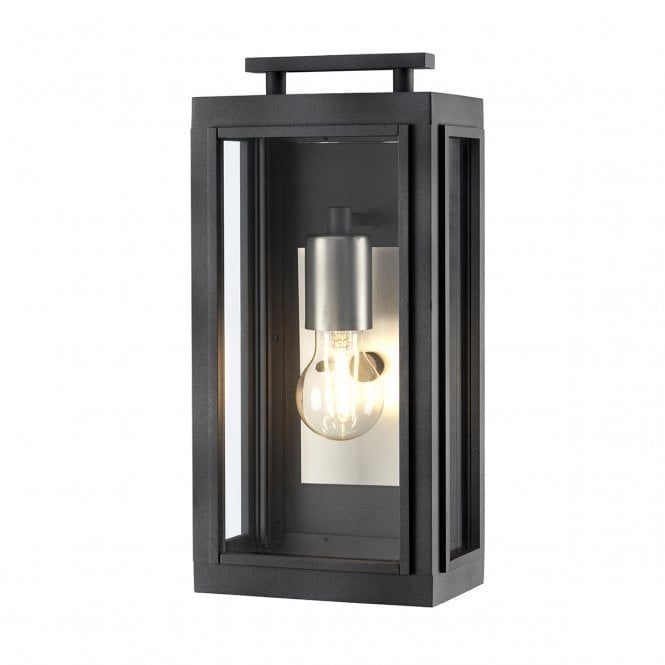 SUTCLIFFE 1 Light Outdoor Wall Lantern | Aged Zinc