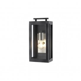 SUTCLIFFE 1 Light Outdoor Wall Lantern | Aged Zinc