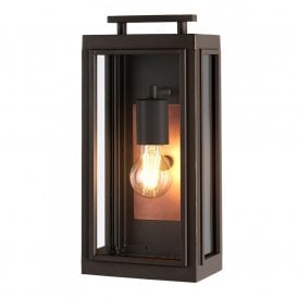 SUTCLIFFE 1 Light Outdoor Wall Lantern | Oil Rubbed Bronze | Antique Copper