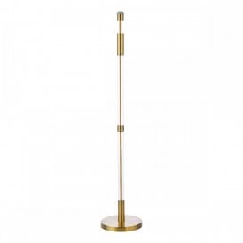 antique brass and glass floor lamp