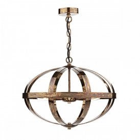 SYMBOL open frame copper ceiling pendant light