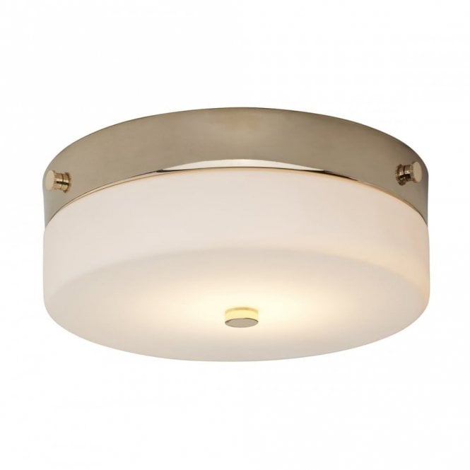 TAMAR IP44 flush fitting circular low ceiling light - medium