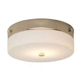 TAMAR IP44 flush fitting circular low ceiling light - medium