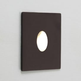 TANGO recessed LED bathroom wall light - black finish, IP65