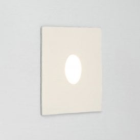 TANGO recessed LED bathroom wall light - white finish, IP65