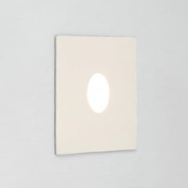 TANGO recessed LED bathroom wall light - white finish, IP65