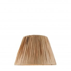 Tapered Shade In Raffia - 32cm 