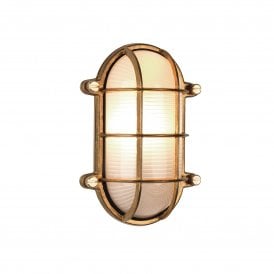 THURSO nautical bulkhead style outdoor wall or ceiling light for exposed coastal areas
