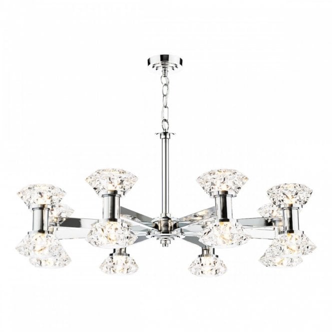 Tiana 16 Light Pendant in Polished Chrome
