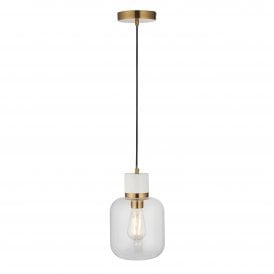 white volaskas marble pendant light for kitchens and dining rooms