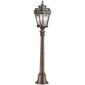 TOURNAI traditional Victorian Gothic half size garden lamp post - medium