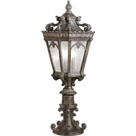 TOURNAI traditional Victorian Gothic style garden gate post lantern - large