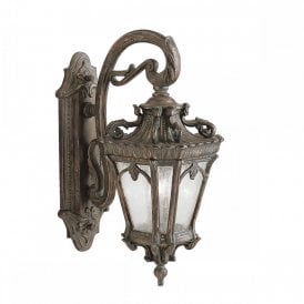 TOURNAI traditional Victorian Gothic style garden wall lantern - large