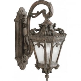 TOURNAI traditional Victorian Gothic style garden wall lantern - large