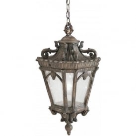 TOURNAI Victorian Gothic style hanging porch light - medium