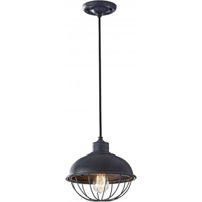 URBAN RENEWAL forged iron industrial style mini pendant light