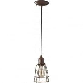 URBAN RENEWAL industrial style mini pendant light, bronze
