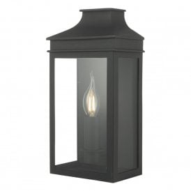 VAPOUR traditional flush fit outdoor coach lantern - small, black