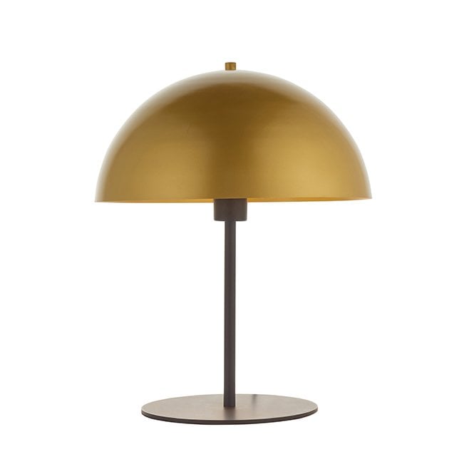 VAULT Gold And Bronze Painted Dome Table Light