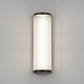 VERSAILLES Deco style LED bathroom wall light in bronze with glass rods - large