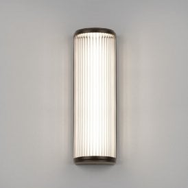 VERSAILLES Deco style LED bathroom wall light in bronze with glass rods - large