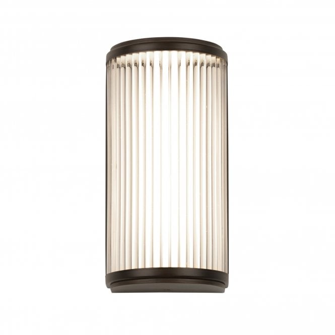 VERSAILLES Deco style LED bathroom wall light in bronze with glass rods - small