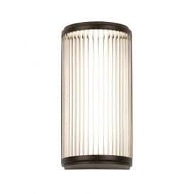 VERSAILLES Deco style LED bathroom wall light in bronze with glass rods - small