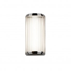 VERSAILLES Deco style LED bathroom wall light in chrome with glass rods - small