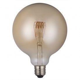 VINTAGE LARGE DECORATIVE LED GLOBE BULB 4 watt dimmable with tinted glass