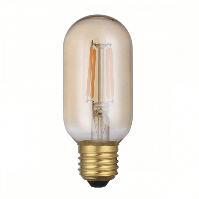 VINTAGE LED VALVE LIGHT BULB - 4 watt ES dimmable with tinted glass