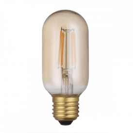 VINTAGE LED VALVE LIGHT BULB - 4 watt ES dimmable with tinted glass