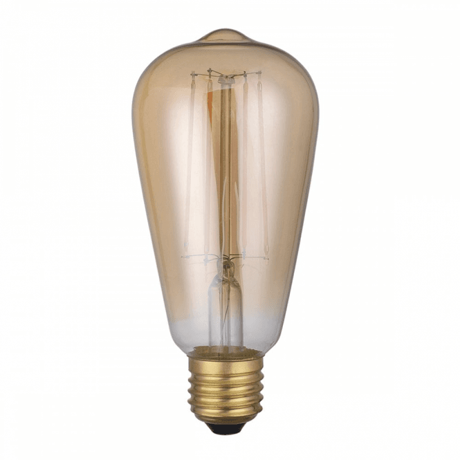 VINTAGE RUSTIKA LED LIGHT BULB - 4 watt ES dimmable with tinted glass