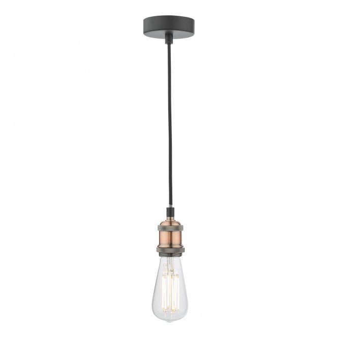 WACO E27 Suspension Antique Copper Matt Black
