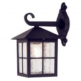 WINCHESTER traditional black aluminium garden wall lantern