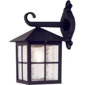 WINCHESTER traditional black aluminium garden wall lantern