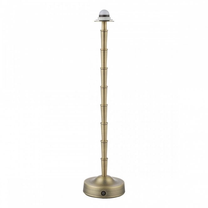 Wyman Rechargeable LED Table Lamp in Matt Antique Brass (Base Only)