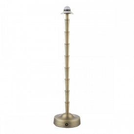 matte antique brass table lamp rechargeable LED