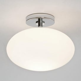 ZEPPO IP44 bathroom ceiling light with opal glass globe shade